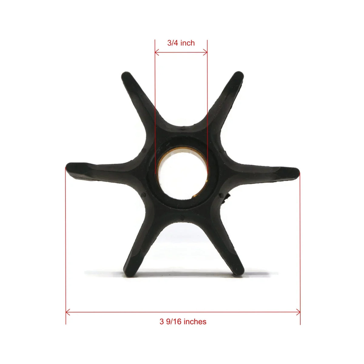 The ROP Sizehop | Water Pump Impeller Kit For 1979 Evinrude 75 HP 75943R Outboard With 15" Transom