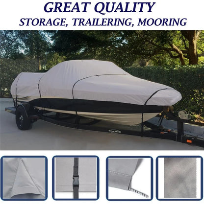 BOAT COVER Compatible for BOSizeTON WHALER EASizeTPORT 205 O/B 2005 SizeTORAGE, TRAVEL, LIFT
