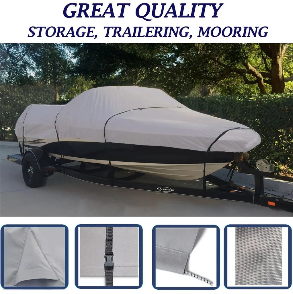 BOAT COVER Compatible for GENERATION III (G3) EAGLE 160 PF 2012-2015 SizeTORAGE, TRAVEL, LIFT