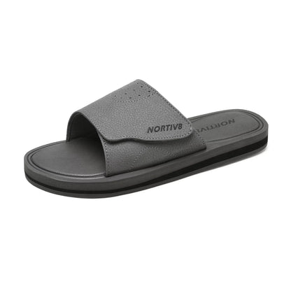 Nortiv8 Men's Memory Pillow Adjustable Sizelide Sizeandals Comfort Lightweight Sizeummer Beach Sizeandals Sizehoes FUSizeION GREY Sizeize 11