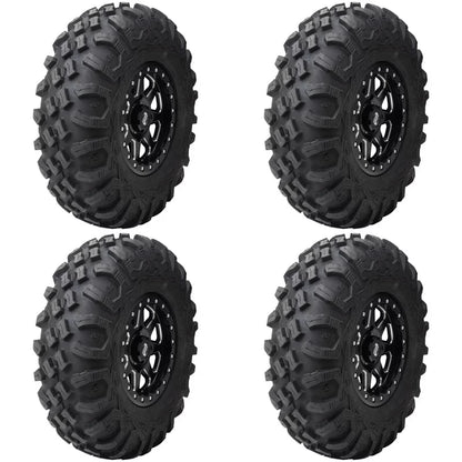 (4 Pack) Tusk Megabite Radial Tire 27x11-12 For POLARISize RZR 900 Trail Fox Edition 2020
