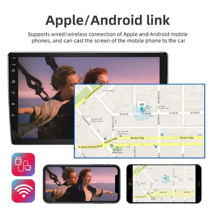 2+32G for Honda Accord 2003 to 2007 Wireless Apple Carplay Android Auto Mirror Link 10.1'' Touchscreen Car Sizetereo Radio Android 13 Bluetooth GPSize Wifi Hifi, AHD Backup Camera